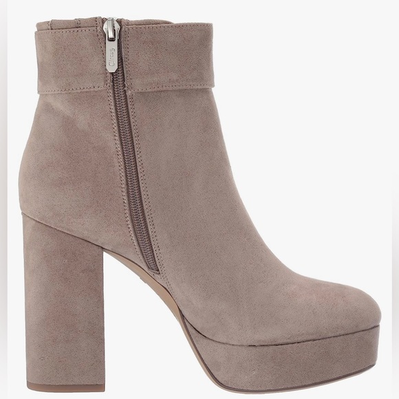 NIB Sam Edelman Alie Platform Bootie in Flint Grey - Picture 2 of 9
